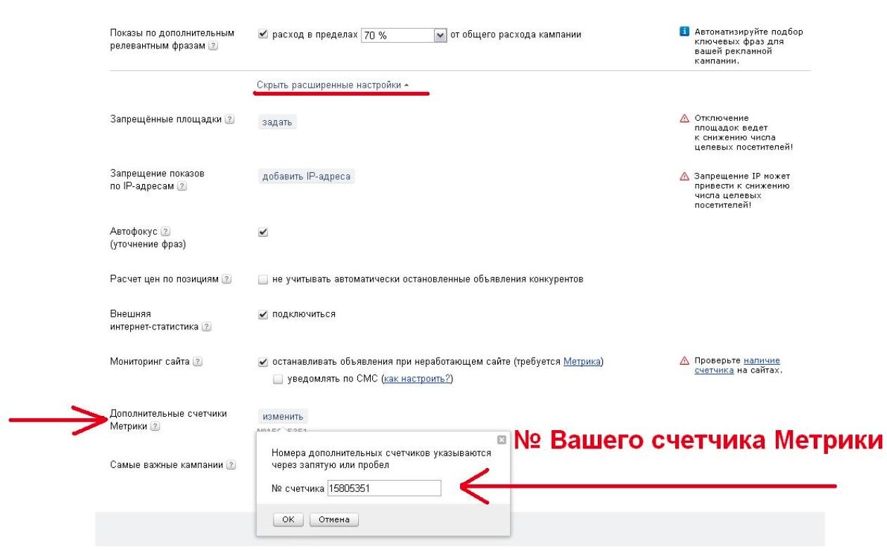 Как связать Яндекс.Метрику и Яндекс.Директ