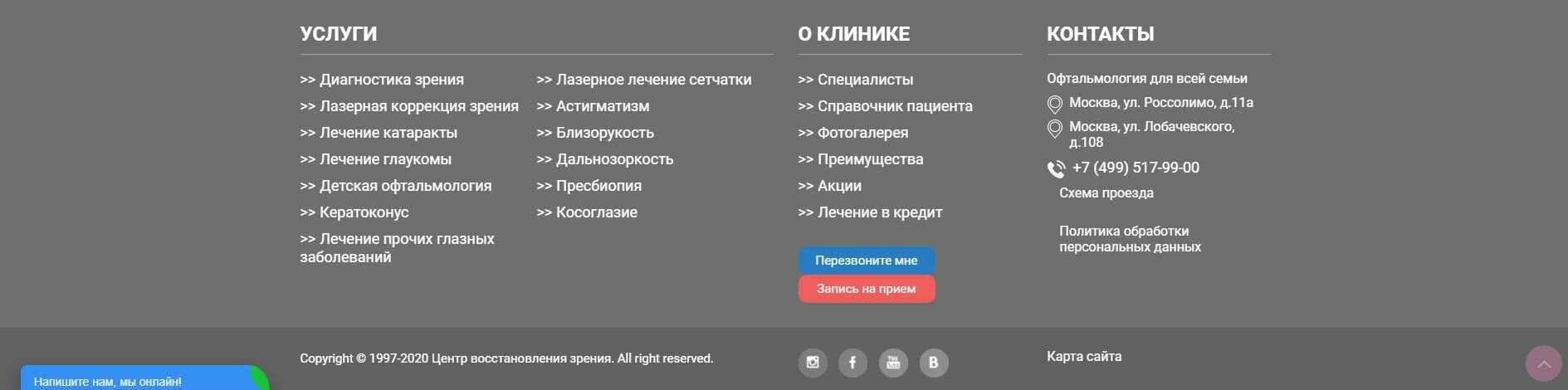 Возраст домена в подвале на примере www.cvz.ru