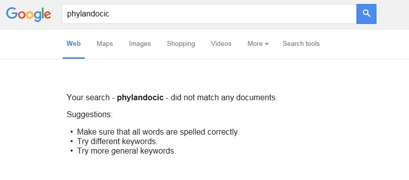 Гугл ничего не нашел по запросу «Phylandocic»